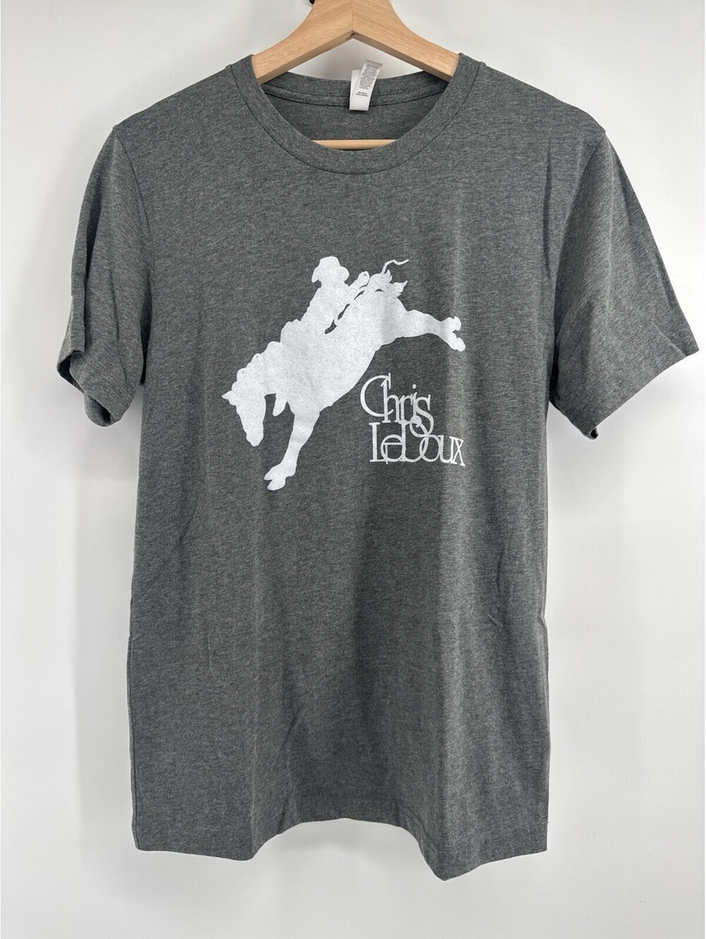 Chris LeDoux Gray Bucking Horse T-Shirt Size M